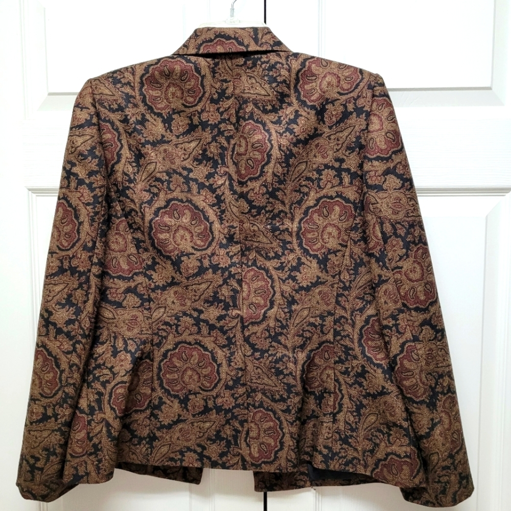 Evan Picone Brocade Blazer - Picture 6 of 6